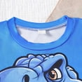 thumbnail image 6 of UAYOTSE Toddler Baby Boy Summer Outfit Funny Letter T-Shirts Top Shorts Set Infant Boy Summer Clothes 6 12 18 Months 2T 3T Sets,Sizes 12-18 Months, 6 of 8