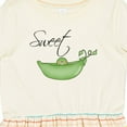 thumbnail image 4 of Inktastic Sweet Pea Girls Toddler Dress, 4 of 5