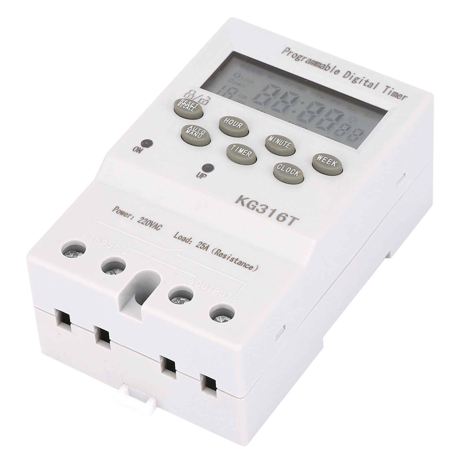 Interrupteur Horaire Programmable, Interrupteurs Horaires Numériques  AC220V, Pour Appareils électriques DIY Lights Box Ménage 