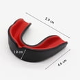 thumbnail image 5 of Protector bucal deportivo para adultos y jóvenes con estuche, protector bucal moldeable y delgado para boxeo, MMA, rugby, artes marciales, judo, kárate, hockey y todos los deportes de contacto, 5 of 5