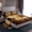 Wolf, variant on Homewish Western Tribal Aztec Twin Sheet Sets for Men, Hunting Animal Pike Fish Twin Fitted Sheet, Bohemian Mandala Flat Sheet, Microfiber Bedroom Decor, 3pcs