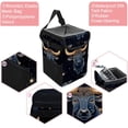 thumbnail image 2 of Taurus Constellation Foldable Car Garbage Can with Lid, Leak-Proof, and Hanging Storage Bag - Trash Can for Car, Car Trash Bin, Mini Trash Can, 2 of 6