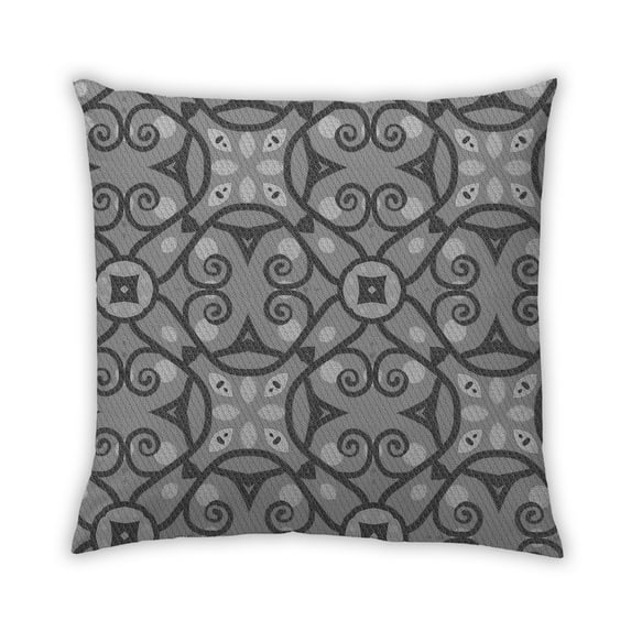 Ahgly Company Outdoor Square Contemporary Throw Pillow, 18 inch by 18 inch
