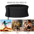 thumbnail image 2 of Invisible Phone Belt Bags Elastic Running Pouch for Outdoor Sport (S Black), 2 of 7