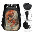thumbnail image 3 of Balery Gigantic Skull In Clouds Mochila con carga USB para hombre y mujer - Mochila impermeable y antirrobo para laptop con puerto USB para viajes, trabajo, 3 of 7