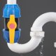 thumbnail image 2 of Válvula De Bola Para Accesorios De Tubería De Agua, Válvula De Bola Para Tubería De Agua, Para Inodoro, Hotel, Baño, Hogar EOTVIA Quick Ball Valve, 2 of 8