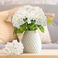 thumbnail image 4 of 50 PCS Artificial Hydrangea Flowers Silk Hydrangea Heads for Wedding, 4 of 9