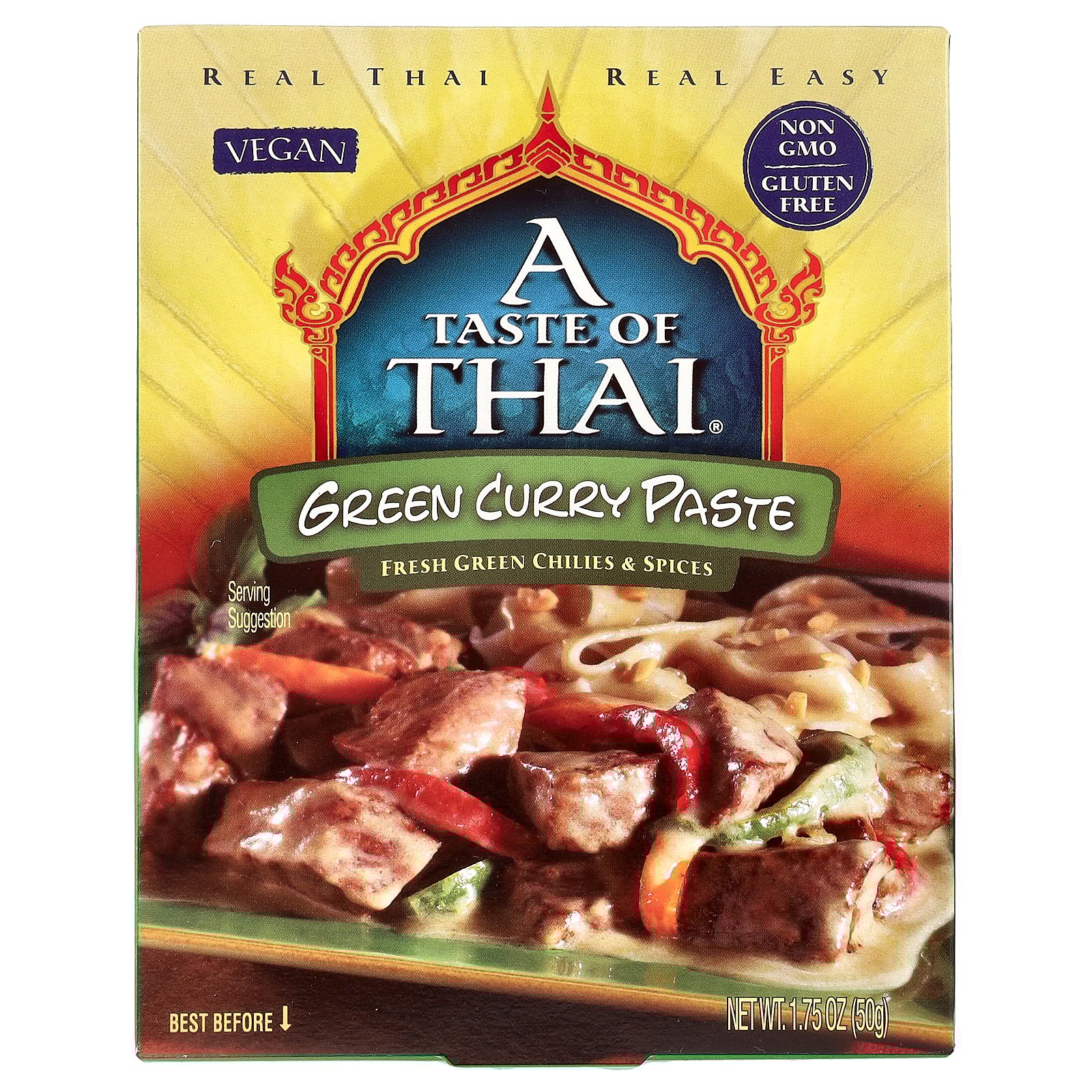 A Taste Of Thai Green Curry Paste, 1.75 oz (50 g)