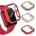 thumbnail image 1 of CAVN Tempered Glass Screen Protector Case Compatible with Apple Watch Series 7 41mm Hard PC Case Cover 3-Pack, 1 of 13