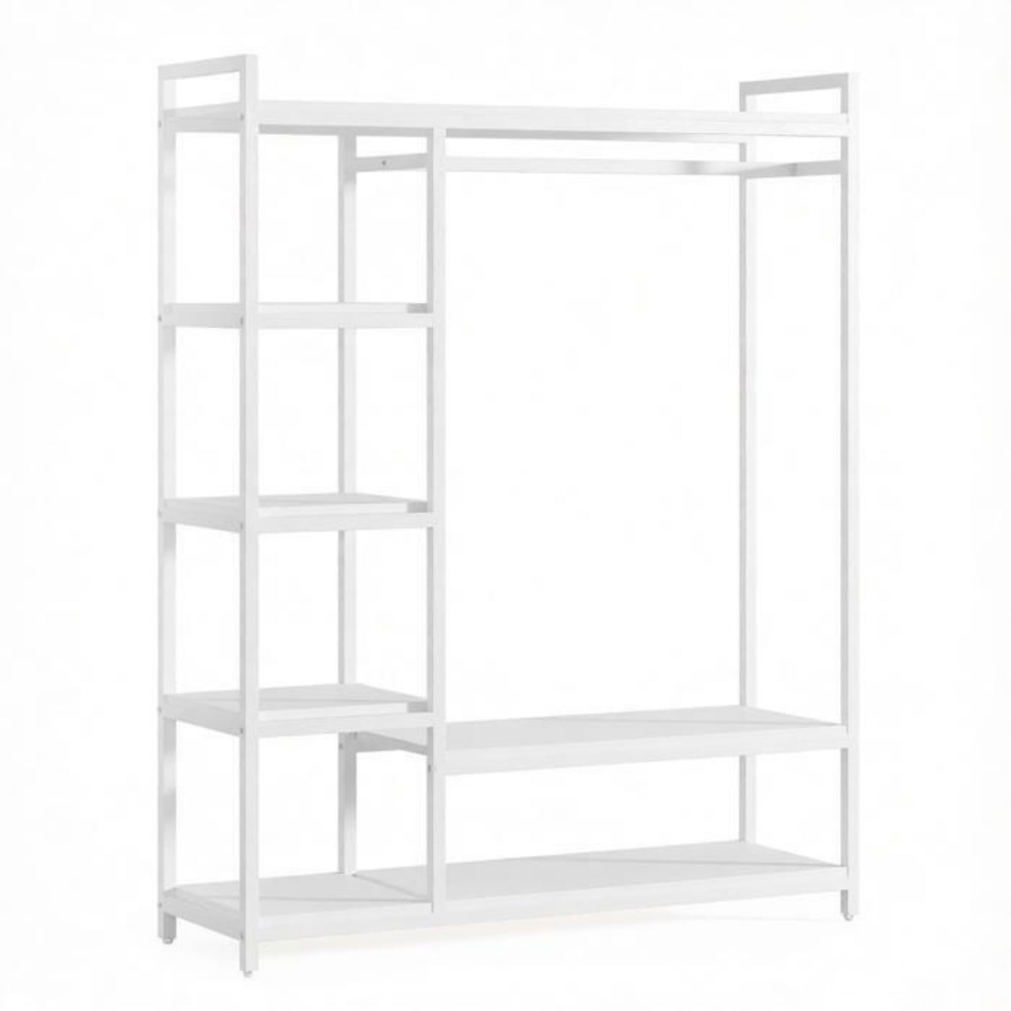 Astoutdoor Freestanding Closet Organizer with 6 Shelves, 75.39 in Long, 72.75 lb