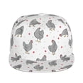 thumbnail image 2 of Fotbe Funny Chicken Flat Bill Visor Cap Classic Snapback Hat Polyester Foam Trucker Hat Trucker Cap Adjustable Baseball Cap, 2 of 9