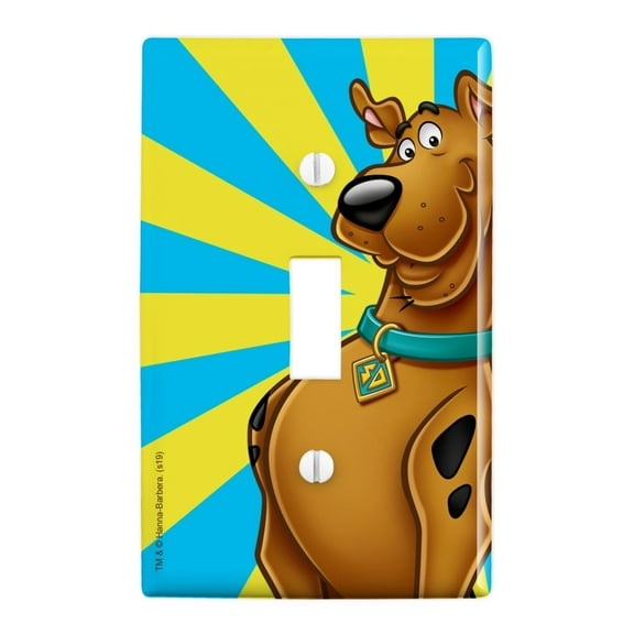 Scooby-Doo Character Plastic Wall Decor Toggle Light Switch Plate Cover