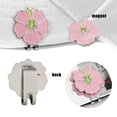 thumbnail image 5 of Golf Ball Marker Golf Cap Clips With Magnet Mark Golf Ball Position Removable Metal Petal Pattern Drop Ship Golf Accessories Blue Peach Blossom, 5 of 5