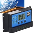 thumbnail image 3 of Solar Panel Controller, 12V 24V Photovoltaic Controller Circuit Protection 2 Way MOS Tube LCD Display High Efficiency  for Street Light 70A,80A,90A,100A, 3 of 7