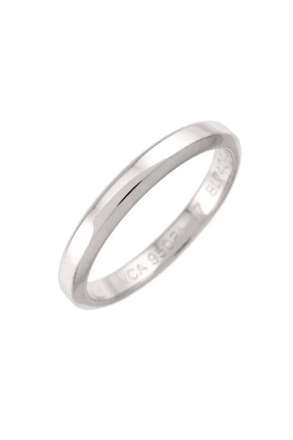 Pre-Owned Van Cleef & Arpels Tendrement #47 Ring, 2.5mm wide, Platinum.