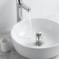 thumbnail image 5 of Bathroom Sink Pop Up Drain Strainer with Anti-Clog Filter Screen, Universal Brass CoreBounce Stopper for Wash Basin 1.3-1.6 Inch, Odor-Proof Press Type Drain Plug for Home Lavatory 1Pcs B, 5 of 5