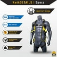 thumbnail image 4 of KwikSafety (Charlotte, NC) SUPERCELL (4 PACK) ANSI OSHA Full Body Personal Fall Protection Safety Harness Dorsal Ring Side D-Rings Grommet Tongue Buckle Straps Tool Lanyard Construction Tower Roofing, 4 of 6