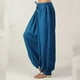 thumbnail image 2 of Gibobby Pantalones deportivos mujer Tallas grandes Casual Harem Sólidos Azul marino M, 2 of 5