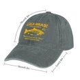 thumbnail image 2 of Luca Brasi Fish Market Gray Hat Adjustable Funny Fashion Unisex Baseball Cap for Men Women, 2 of 7