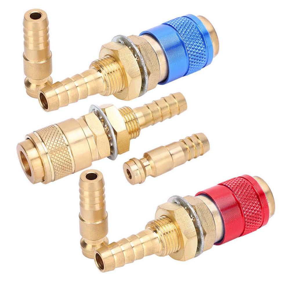 For TIG Welding Quick Connector 6mm Male 2PCS Universal Newest Practical 
