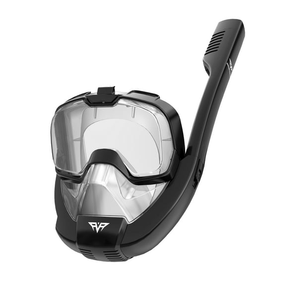 AMANEEST Full Face Snorkel Mask for Adult Anti-Fog Anti-Leak (Double Independent Cabins) 180 Degree Panoramic View