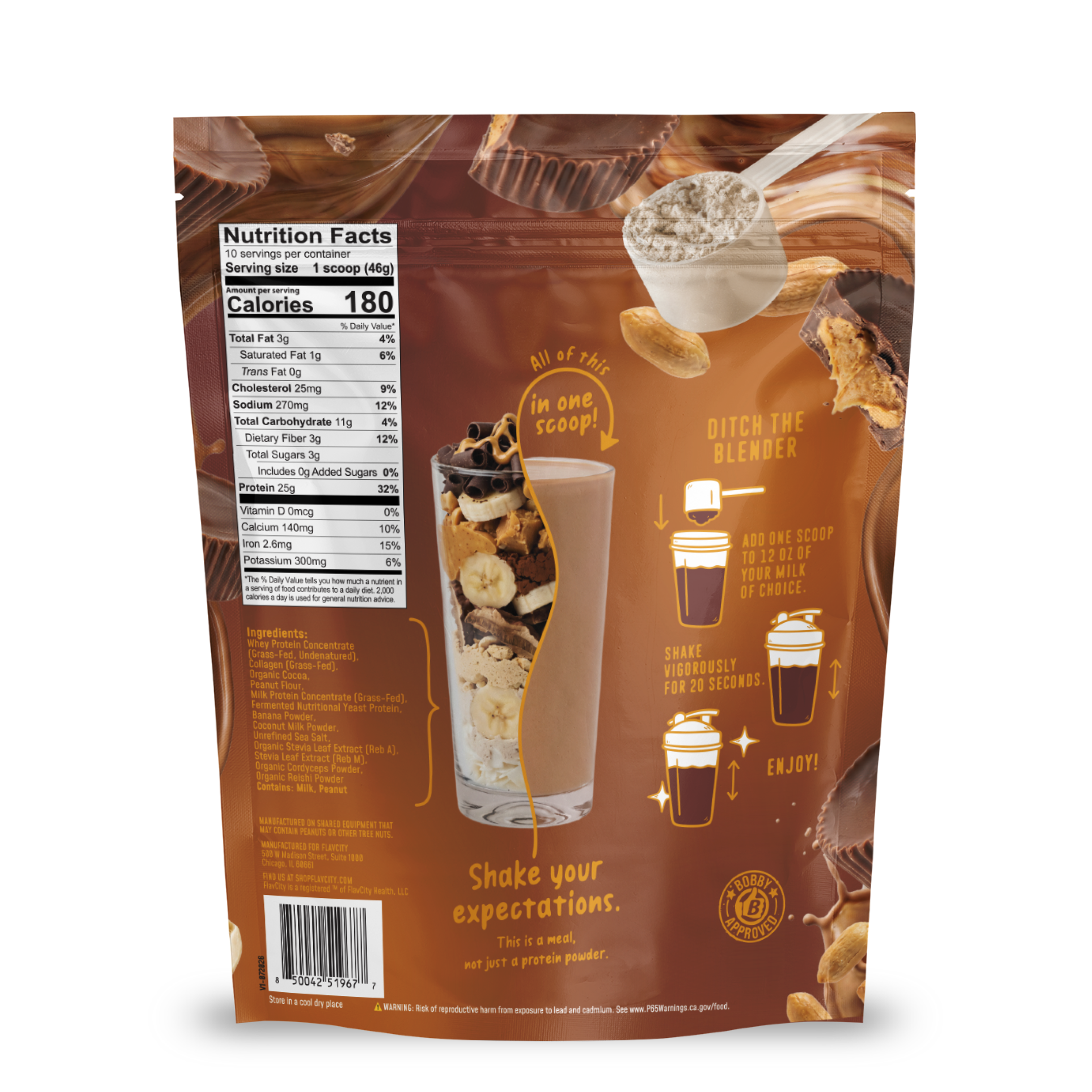 FlavCity Whey Protein Powder Chocolate Peanut Butter photo 6