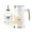 White, variant on 5-in-1 Milk Frother with LED Touch Screen  Hot & Cold Foam Maker for Lattes, Coffee & More