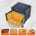thumbnail image 4 of Open Box Elite Gourmet French Door 23 L Air Fryer Oven, Black - Programmable, 4 of 6