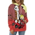 thumbnail image 4 of Calvin And Hobbes Hoodie 3D Print Pullover Hooded Long Sleeve Sweatshirts Tops Blouse with Pocket for Mens Womens, 4 of 8
