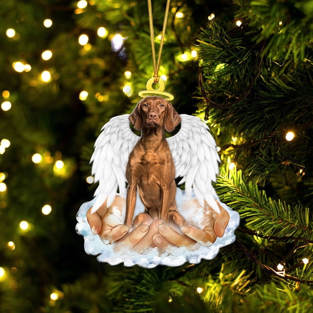 Xihbxyly Colgante de Perro Alado, Adorno para Árbol de Navidad, Adorno Navideño Único, Accesorio de Decoración para El Hogar, Regalo Perfecto para Familiares y Amigos, Ideal para Navidad y Año Nuevo,