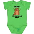 thumbnail image 3 of Inktastic Finally It's Groundhog Day Boys or Girls Baby Bodysuit, 3 of 5