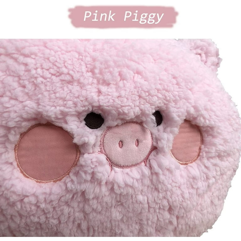 Piggy Plush Pillow, Adorable Piggy Stuffed Animal, Home Cushion Decoration  Plush Hugging Pillow Piggy Toy Birthday Xmas Travel Gift for Kids Adults