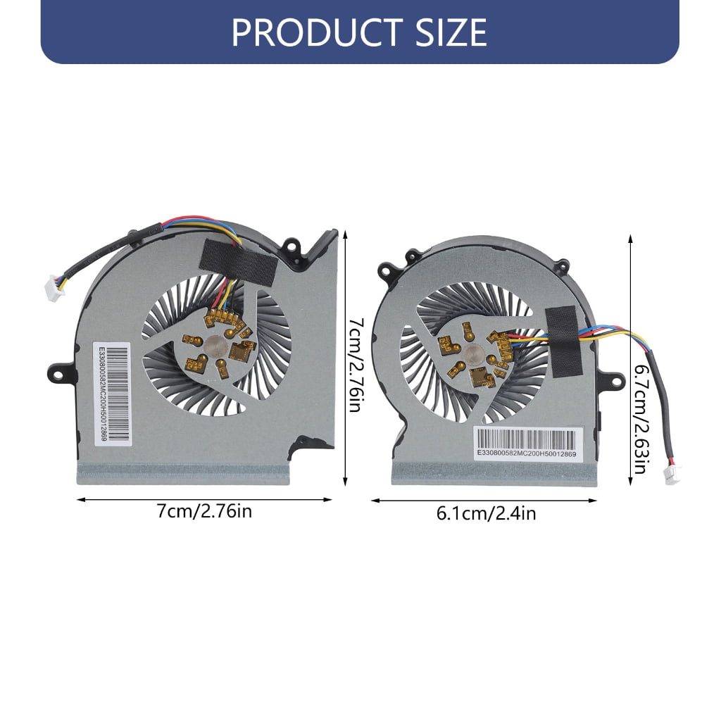 MOMOJIA CPU Coolers Fan GPU Radiators Replacement for GE65 GL65 GP65 WE65 Leopard MS-16U1 MS-16U5 MS-16U7 Laptop