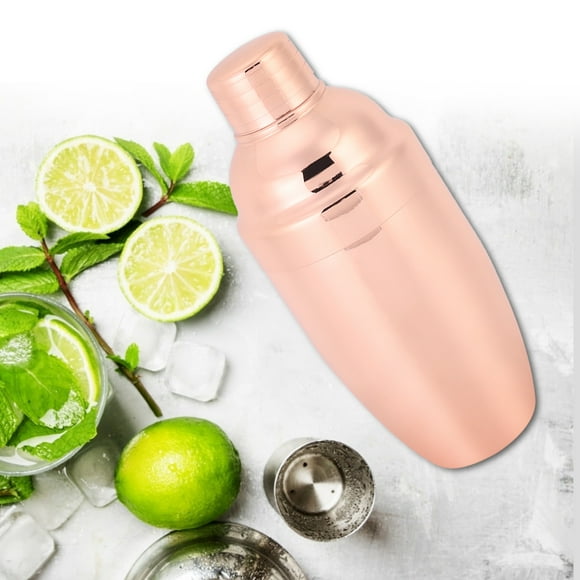 Coctelera de acero inoxidable NikouMX Agitador Manual Color oro rosa