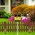 thumbnail image 4 of Bee Signs for Garden Funny Beware Of Bees Warning Sign Bee Yard Sign With Stake Aluminum Bee Themed Gifts for Bee Keepers Lovers Bumble Bee Hive Outdoor Decorations 7X8.8Inch, 4 of 4