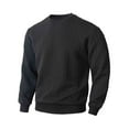 thumbnail image 5 of 2 Piece Sweater Sets for Men Fall Winter Jacquard Knitted Outfits Long Sleeve Pullover/Zip Top and Loose Pant (S, Black), 5 of 7