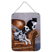 Dalmatian with Cat Wall or Door Hanging Prints