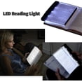 thumbnail image 3 of Lámpara de lectura LED luz nocturna libro de cuña cuidado de los ojos marcador portátil luz tablero de libro brillante para leer en la cama, coche JM, 3 of 5