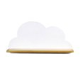 thumbnail image 1 of Estante de pared con forma de nube, estante de almacenamiento, decoración de madera, estante de madera plegable, 1 of 5