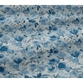 thumbnail image 6 of oneOone Viscose Jersey Teal Blue Fabric Floral Quilting Supplies Print Sewing Fabric By The Yard 60 Inch Wide-K4, 6 of 7