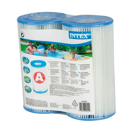 - Intex Easy Set Swimming Pool Type A or C Filter Replacement Cartridges Pack