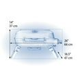 thumbnail image 6 of Napoleon TravelQ 240 1-Burner Portable Propane Gas Grill in Blue, 6 of 11