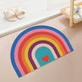 thumbnail image 7 of Wovilon Rainbows Decorate Mat - Front Door Mat - Bath Rug Super Absorbent Quick Dry - Rubber Backing Non Slip Washable Bathroom Floor Mats - 16x24 IN, 7 of 7