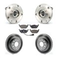 thumbnail image 1 of Transit Auto Front Hub Bearing Assembly Coated Disc Brake Rotors and Semi-Metallic Pads Kit for Car 2011-2015 Volkswagen Jetta with 280mm Diameter Rotor KBB-103592, 1 of 11