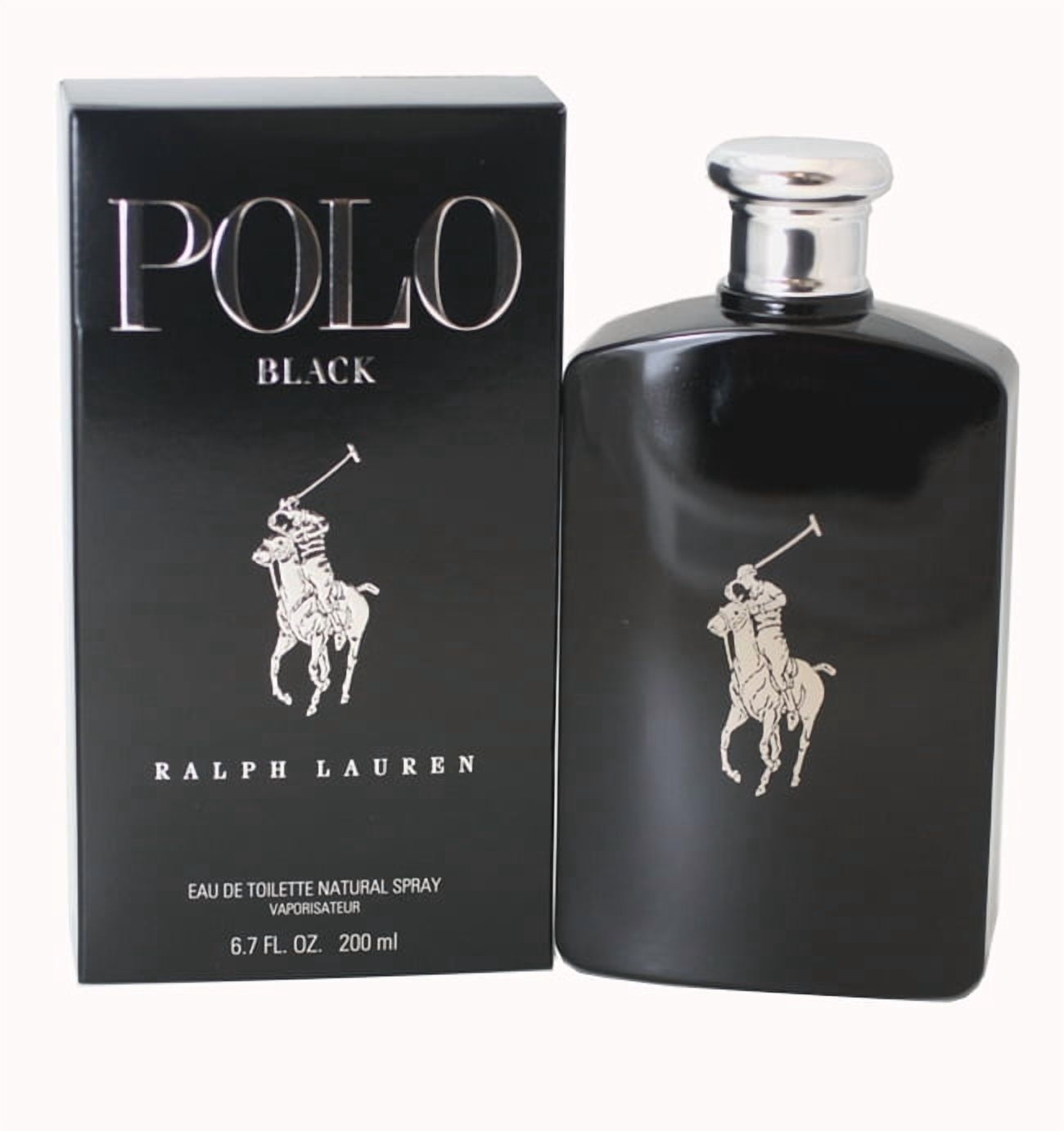 Polo Ralph Lauren Polo Black Cologne for Men, 6.7 Oz