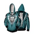 thumbnail image 3 of Nueva sudadera con capucha de dibujos animados para hombre, con estampado digital de dibujos animados, cremallera, manga larga, sudadera con capucha popular para jóvenes, 3 of 5