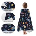 thumbnail image 3 of Toalla Fiwbnasz Ocean con capucha para niños, 76 x 127 cm, diseño animal, 3 of 9