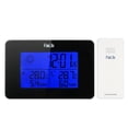 thumbnail image 1 of FanJu Battery Operated Wireless Digital Backlight LCD Weather Station Alarm Clock Indoor/Outdoor Thermometer Hygrometer Clock with Snooze Function, 1 of 8