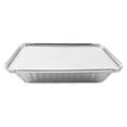 thumbnail image 2 of Pactogo 2 lb. Oblong Aluminum Foil Take-Out Pan with Board Lid Disposable Containers 8.44" x 5.94" x 1.75" (Pack of 250 Sets), 2 of 6