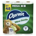 thumbnail image 6 of ( 2 Pack ) Charmin Ultra Gentle Toilet Paper, 12 Mega Rolls, 231 Sheets Per Roll, 6 of 10